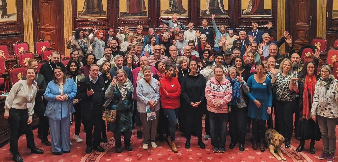 Group photo of participants in the Citizens' Agora